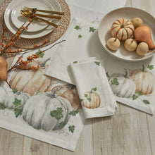 Load image into Gallery viewer, Watercolor Pumpkin Dinner Napkin - Set of 4