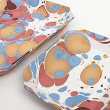 Load image into Gallery viewer, Marbled Octagonal Tray Set