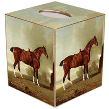 Load image into Gallery viewer, Marye-Kelley - Chestnut Hunter Tissue Box Cover: Paper Mache