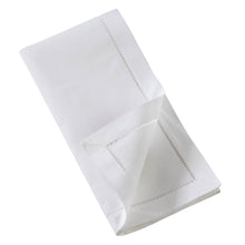 Load image into Gallery viewer, Saro Lifestyle - Embr'd Turkey Hemstitch Napkin: White / 20"