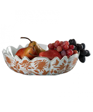 Load image into Gallery viewer, Mottahedeh China Sacred Bird & Butterfly Scalloped Bowl