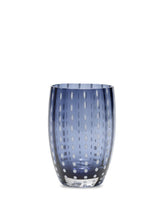 Load image into Gallery viewer, Blue Grey Perle Glass Tumbler - Set of 4 By Zafferano America