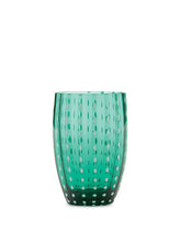 Load image into Gallery viewer, Green Perle Glass Tumbler - Set of 2 By Zafferano America
