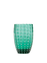 Load image into Gallery viewer, Green Perle Glass Tumbler - Set of 4 By Zafferano America