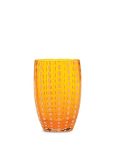 Load image into Gallery viewer, Orange Perle Glass Tumbler - Set of 2 By Zafferano America
