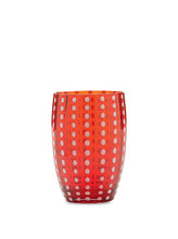 Load image into Gallery viewer, Red Perle Glass Tumbler - Set of 4 By Zafferano America
