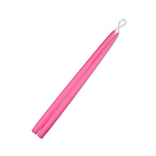 Load image into Gallery viewer, Hot Pink Dripless Taper Candles - Set of 12