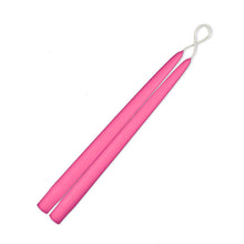 Load image into Gallery viewer, Hot Pink Dripless Taper Candles - Set of 12
