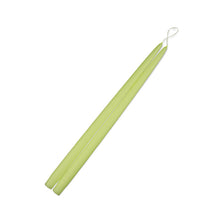 Load image into Gallery viewer, Pistachio Dripless Taper Candles - Set of 12