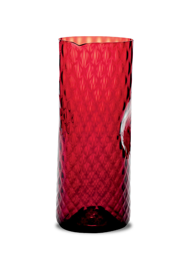 Red Veneziano Glass Carafe by Zafferano