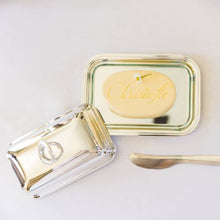 Load image into Gallery viewer, Vertigo Silver-Plated Butter Dish with Lid