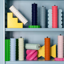 Load image into Gallery viewer, Chambray Blue Twister Salt and Pepper Grinder by Addison Ross
