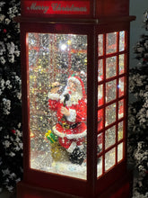 Load image into Gallery viewer, Santa Phonebooth Globe