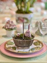 Load image into Gallery viewer, Pickard China Monogrammed Pink Colorsheen Charger Plate