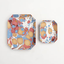 Load image into Gallery viewer, Marbled Octagonal Tray Set
