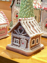 Load image into Gallery viewer, White Icing Lighted Gingerbread House