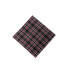 Load image into Gallery viewer, Christmas Poinsettia Plaid Napkin - Set of 6
