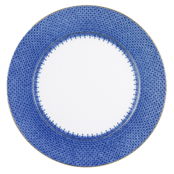 Blue Lace Service Plate by Mottahedeh
