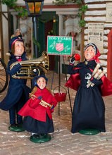 Load image into Gallery viewer, Byers' Choice Salvation Army Boy and Girl with Kettle