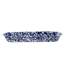 Load image into Gallery viewer, Splatterware Enamel Oval Basket by Golden Rabbit