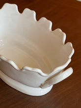 Load image into Gallery viewer, Oval Serrated Planter by Bourg Joly Malicorne