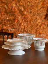 Load image into Gallery viewer, Openwork Cake Plate with Low Stand by Bourg Joly Malicorne