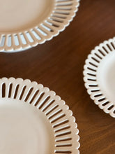 Load image into Gallery viewer, Openwork Cake Plate with Low Stand by Bourg Joly Malicorne