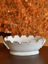 Load image into Gallery viewer, Oval Serrated Planter by Bourg Joly Malicorne