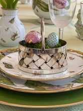 Load image into Gallery viewer, Woven Silver Basket - Vintage