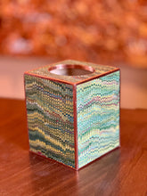 Load image into Gallery viewer, Light Green Marble Tissue Box Cover by Shandell's
