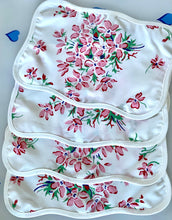 Load image into Gallery viewer, D. Porthault Violettes Pink Cocktail Napkins - Set of 4