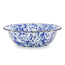 Load image into Gallery viewer, Splatterware Enamel Serving Bowl by Golden Rabbit