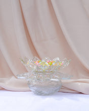 Load image into Gallery viewer, Iridescent Flower Petal Centerpiece by Opaline Atelier
