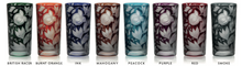 Load image into Gallery viewer, Verdure Etched Floral Highball Glass by Artel
