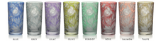 Load image into Gallery viewer, Verdure Etched Floral Highball Glass by Artel