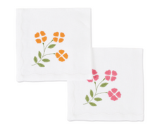 Load image into Gallery viewer, Matisse Floral Linen Napkins by Elizabeth Lake - Set of 2