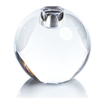 Load image into Gallery viewer, Crystal Glass Taper Candle Holders