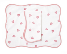 Load image into Gallery viewer, D. Porthault Coeurs Placemats and Napkins Sets