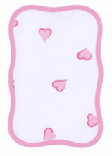 Load image into Gallery viewer, Pink Heart Cocktail Napkins by D. Porthault
