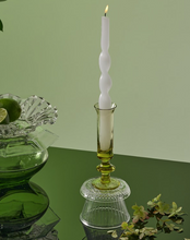 Load image into Gallery viewer, Olive Green Candle Holder By Opaline Atelier