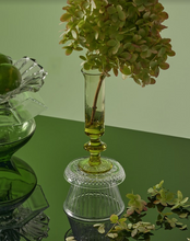 Load image into Gallery viewer, Olive Green Candle Holder By Opaline Atelier