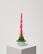 Load image into Gallery viewer, Reversible Green Candle Holder By Opaline Atelier