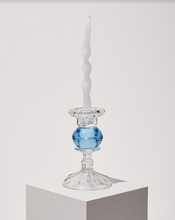 Load image into Gallery viewer, Tall Blue Candle Holder By Opaline Atelier