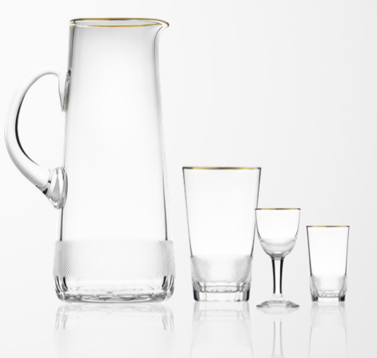 Crystal stemmed water glass ROYAL collection - Au Bain Marie