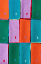 Load image into Gallery viewer, Emerald Icon Linen Dinner Napkin by Furbish Studio - Set of 4