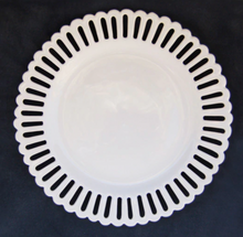 Load image into Gallery viewer, Openwork Cake Plate with Low Stand by Bourg Joly Malicorne