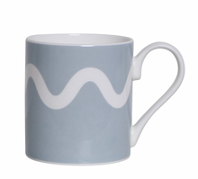 Load image into Gallery viewer, Denim Squiggle Fine China Mug by Addison Ross
