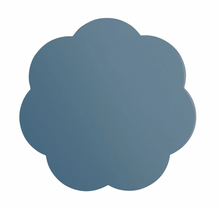 Load image into Gallery viewer, Denim Scalloped Lacquer Placemats by Addison Ross- Set of 4