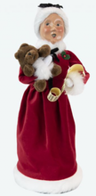 Load image into Gallery viewer, Byers' Choice Red Velvet Santa and Mrs. Claus with Sleigh Set