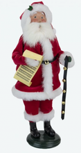 Load image into Gallery viewer, Byers' Choice Red Velvet Santa and Mrs. Claus with Sleigh Set